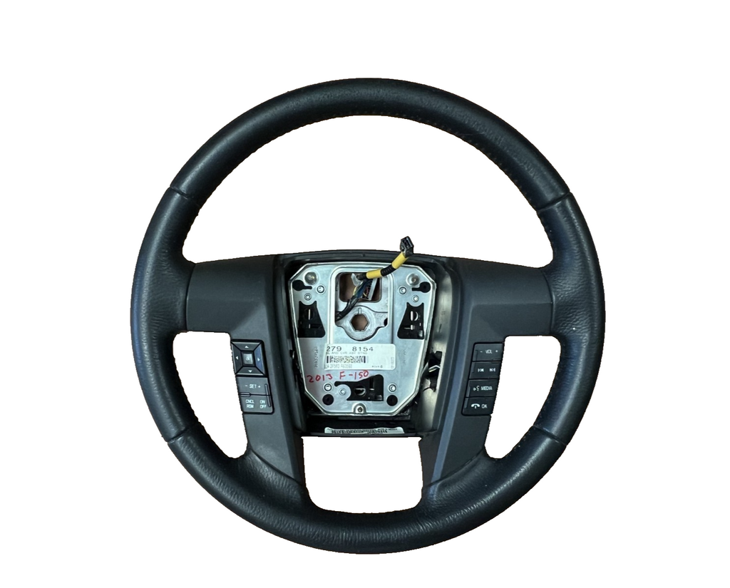 2011-2014 Ford F-150 F150 Leather Steering Wheel OEM BL34 3F563 RB35B8