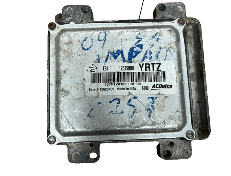 09 2009 Chevrolet Chevy Impala Engine Control Module ECM ECU OEM 12629009