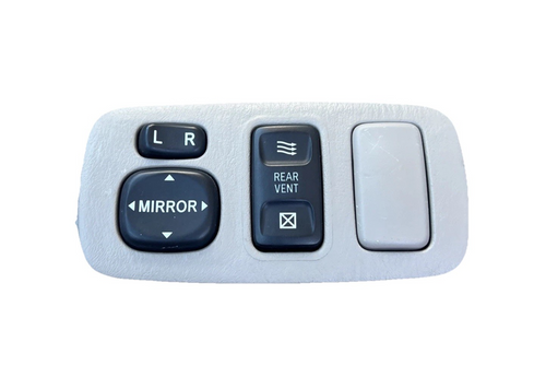 2004-2010 Toyota Sienna Power Mirror Switch Rear Vent Control Button OEM Gray
