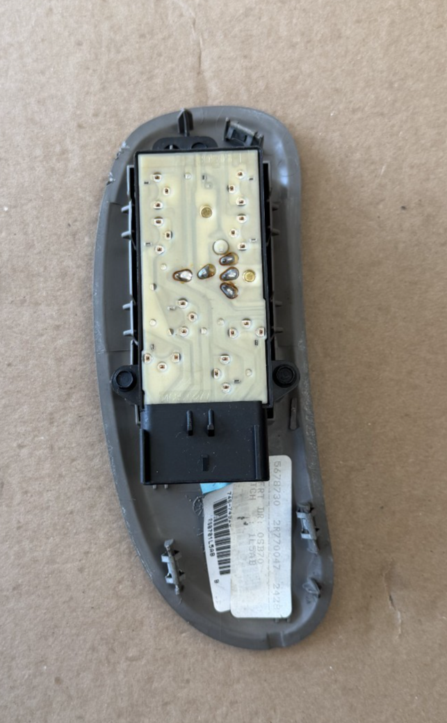 2002-2006 Town Country Caravan Left Front Window Switch 0SB701L5AB Gray