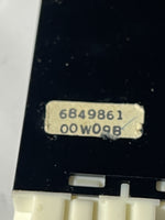 1998-2002 Volvo S70 V70 C70 Dash Dimmer Switch OEM 6849861, 00W098 Black