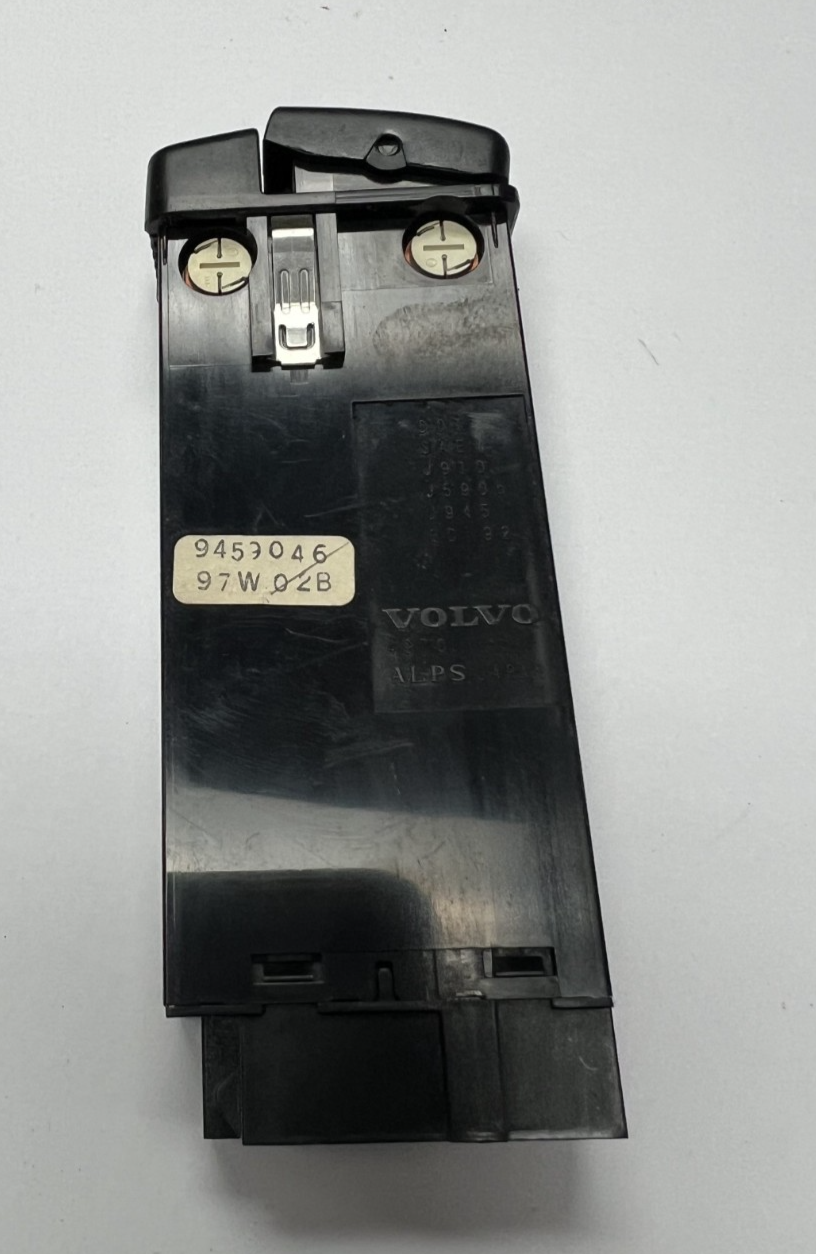 1993-1998 Volvo 850 960 S90 Emergency Hazard Switch 9459046 Black