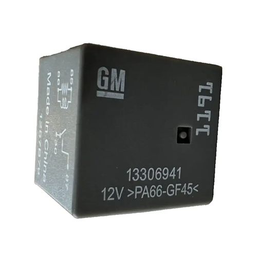 13 2013 Cadillac XTS 4 Pin Relay 12V OEM 13306941, 1191 Black by GM