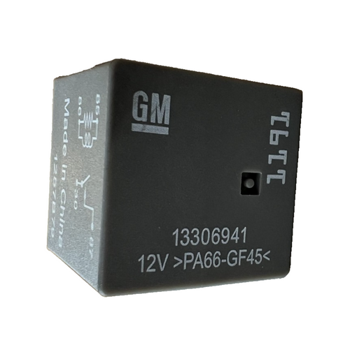 13 2013 Cadillac XTS 4 Pin Relay 12V OEM 13306941, 1191 Black