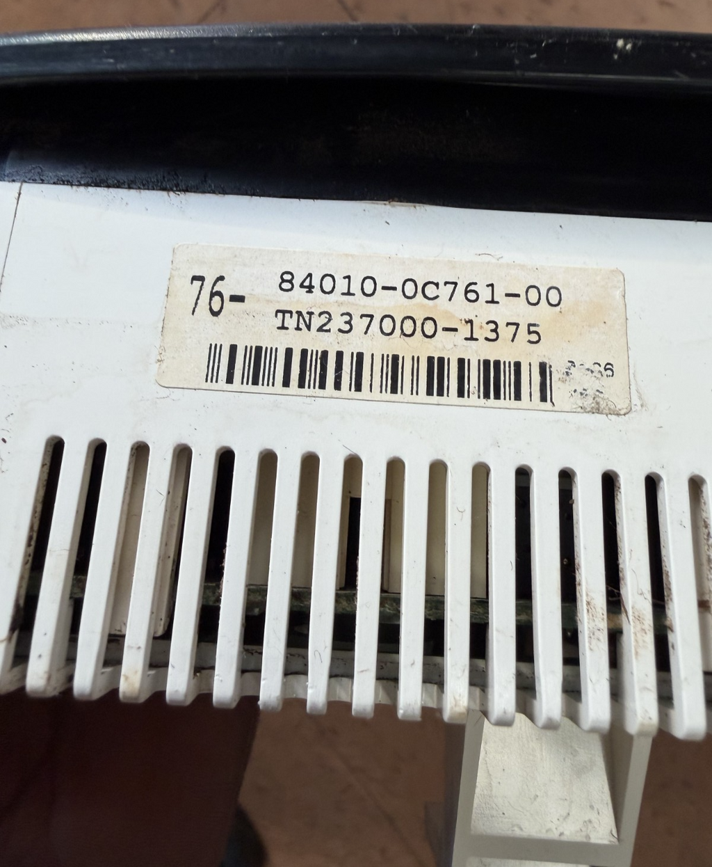 2000-2006 Toyota Tundra AC Climate Control Heater Switch Bezel 84010-0C761-00
