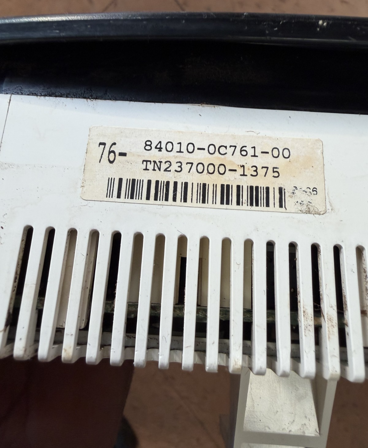 2000-2006 Toyota Tundra AC Climate Control Heater Switch Bezel 84010-0C761-00