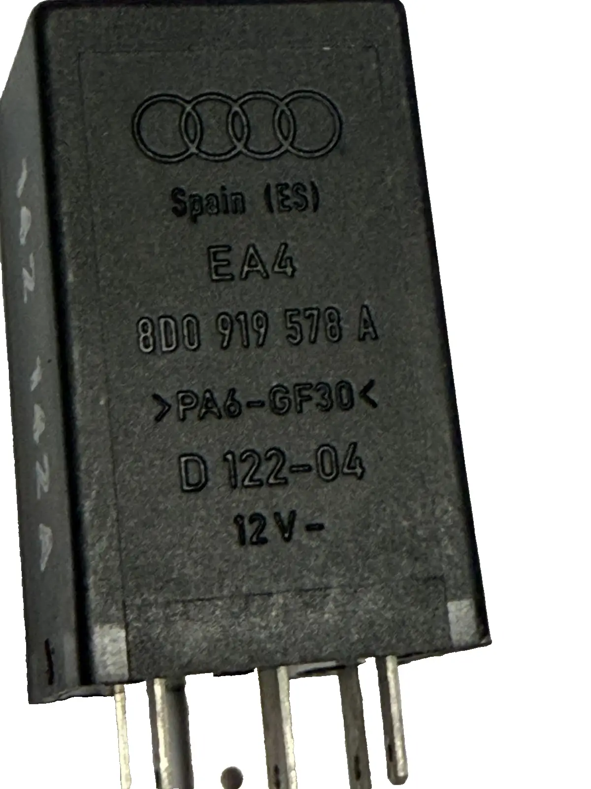 AC Compressor Relay 12V 8D0919578A Black fits 98-05 Volkswagen Passat by Audi