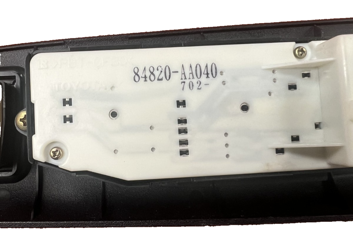 2002-2006 Toyota Camry Master Window Switch Driver Side Left 84820 AA040