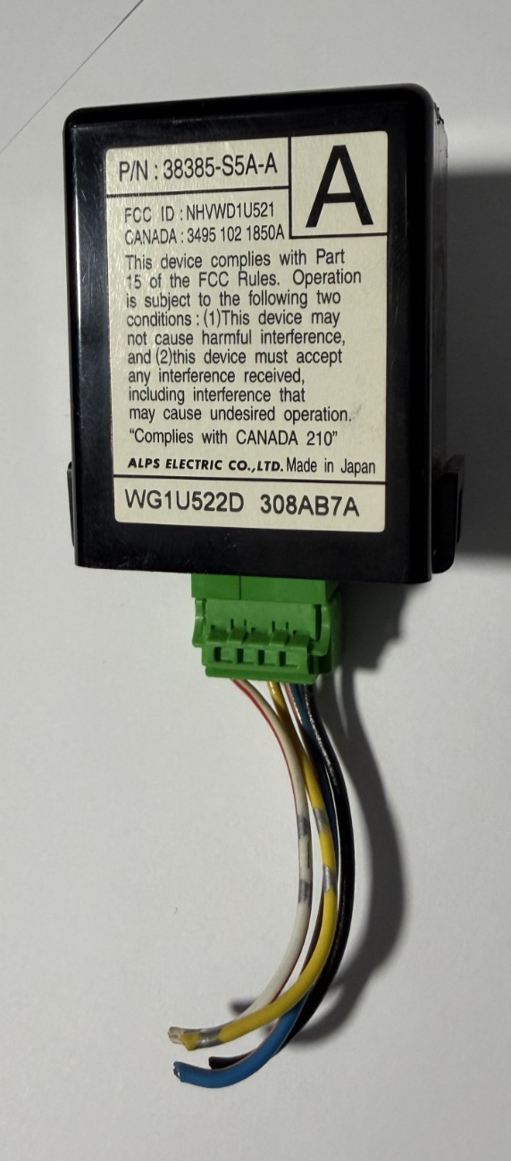 Keyless Entry Receiver Module 38385 S5A A, WG1U522D for 01-05 Honda Civic