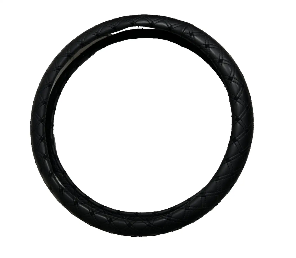 Steering Wheel Cover Diamond Design Double Line for Steering Wheel Protection by Unbranded
