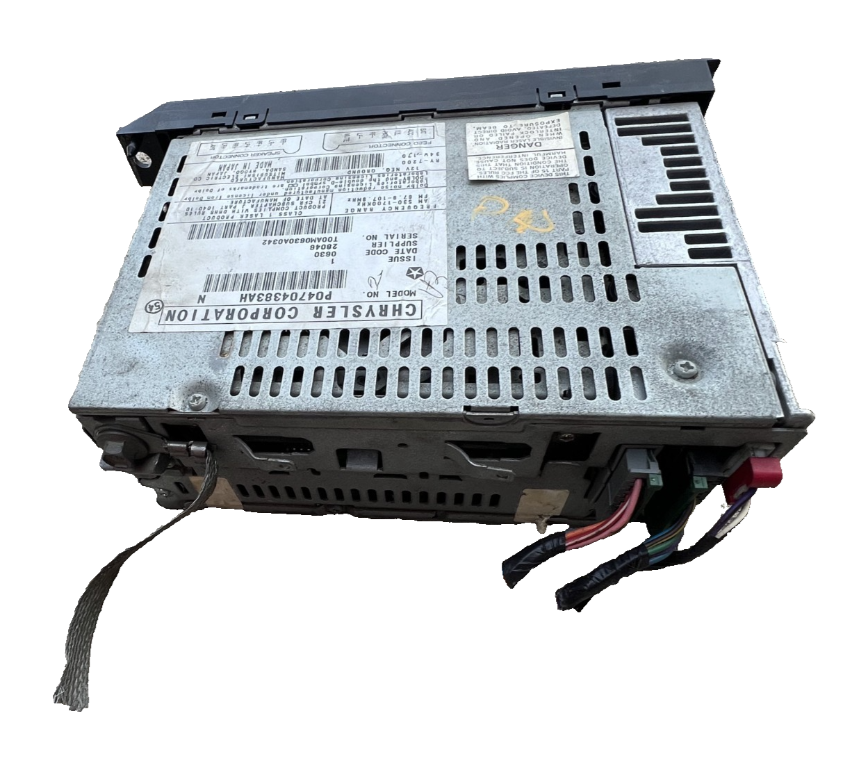 AM FM Radio Cassette CD Player Receiver 04704383AH for 94-03 Jeep Dodge Chrysler