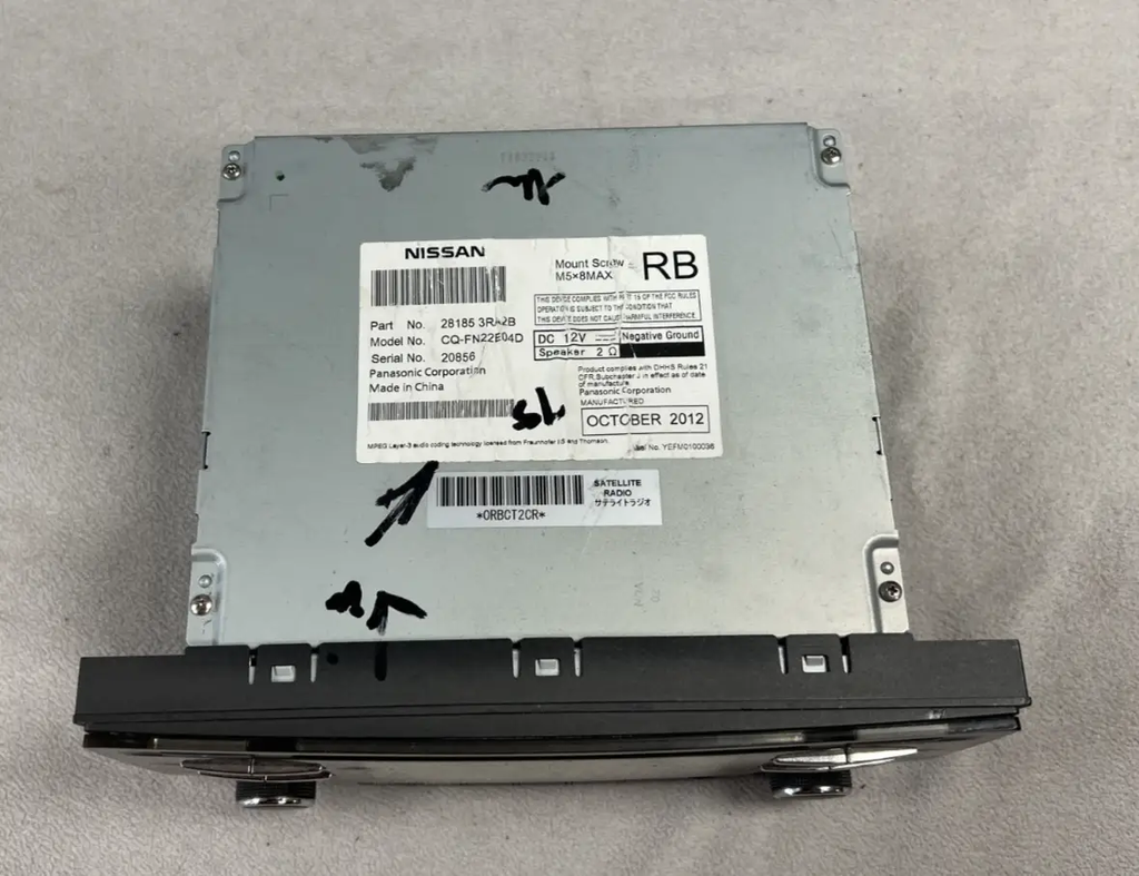 2013-2014 Nissan Sentra AM FM Radio Receiver CD Player 28185 3RA2B, CQ FN22E04D by Nissan