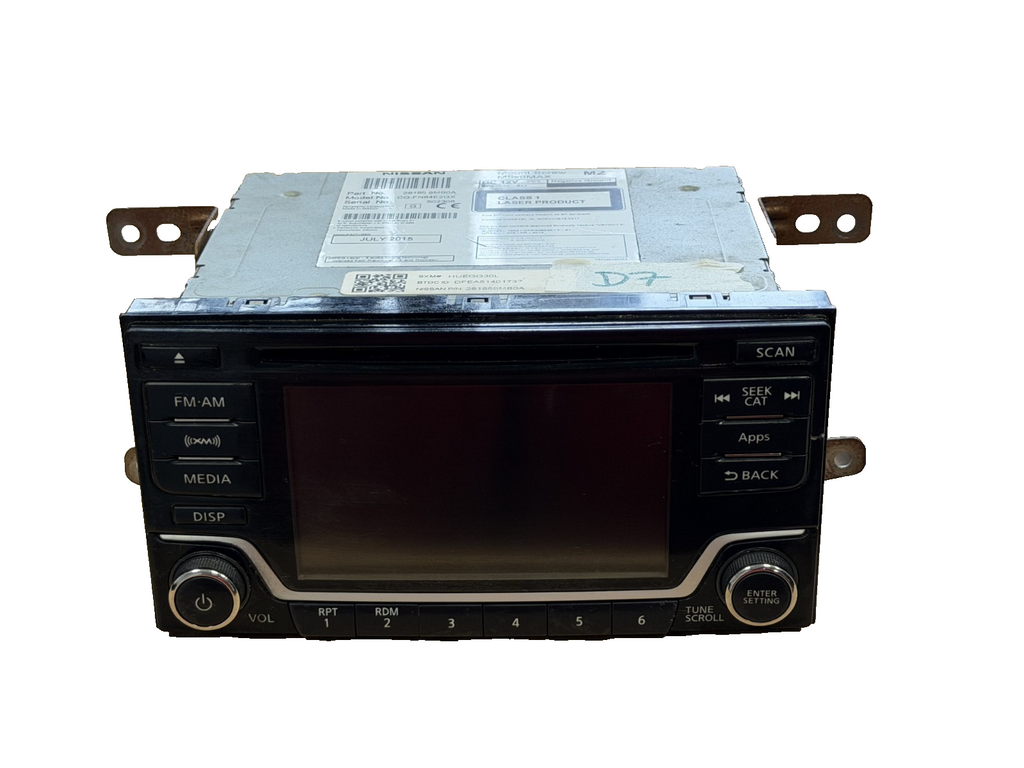 2014-2017 Nissan Frontier Single CD AM FM SAT Radio Receiver Player 28185 9MB0A