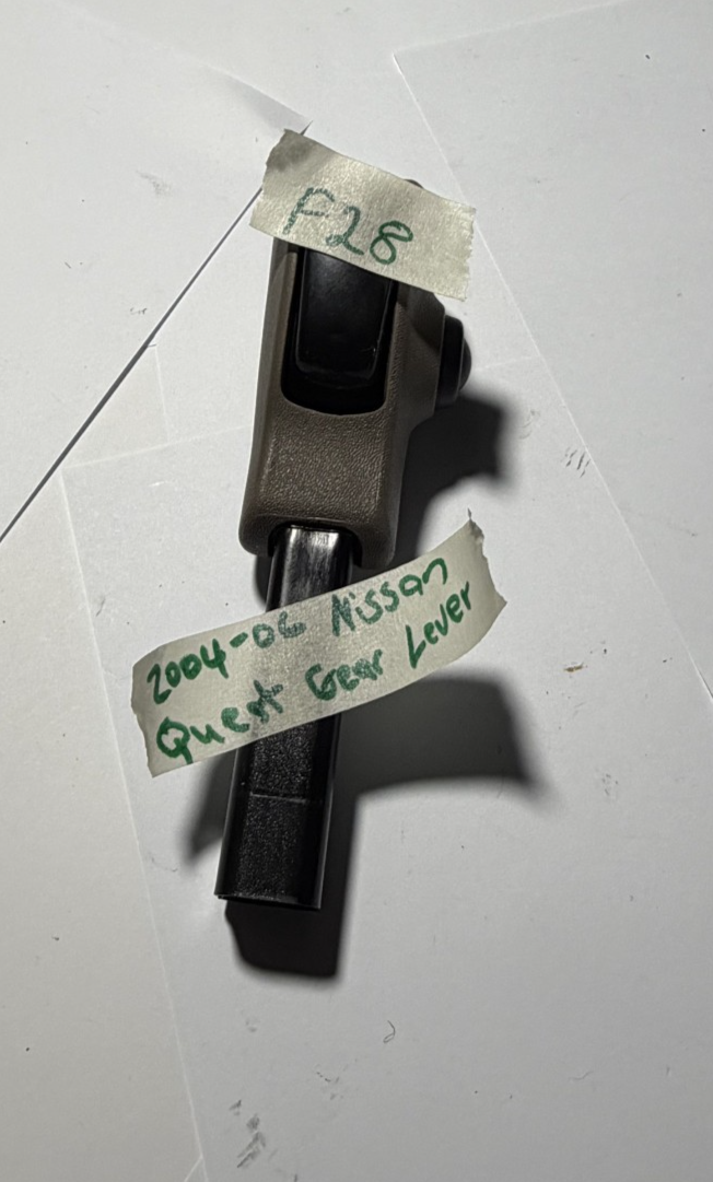2004 2005 2006 Nissan Quest Trans Shift Shifter Lever Gear Select Knob Tan