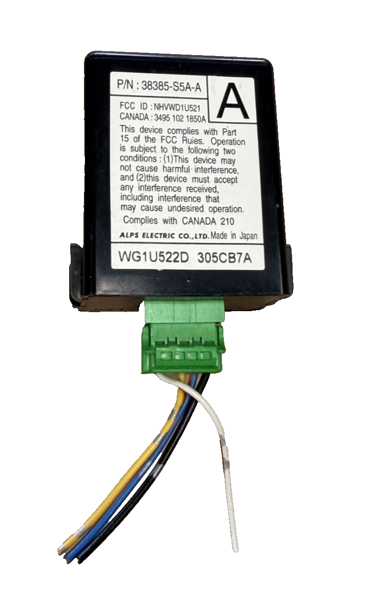 01 02 03 04 05 Honda Civic Keyless Entry Receiver Module 38385 S5A A, 305CB7A