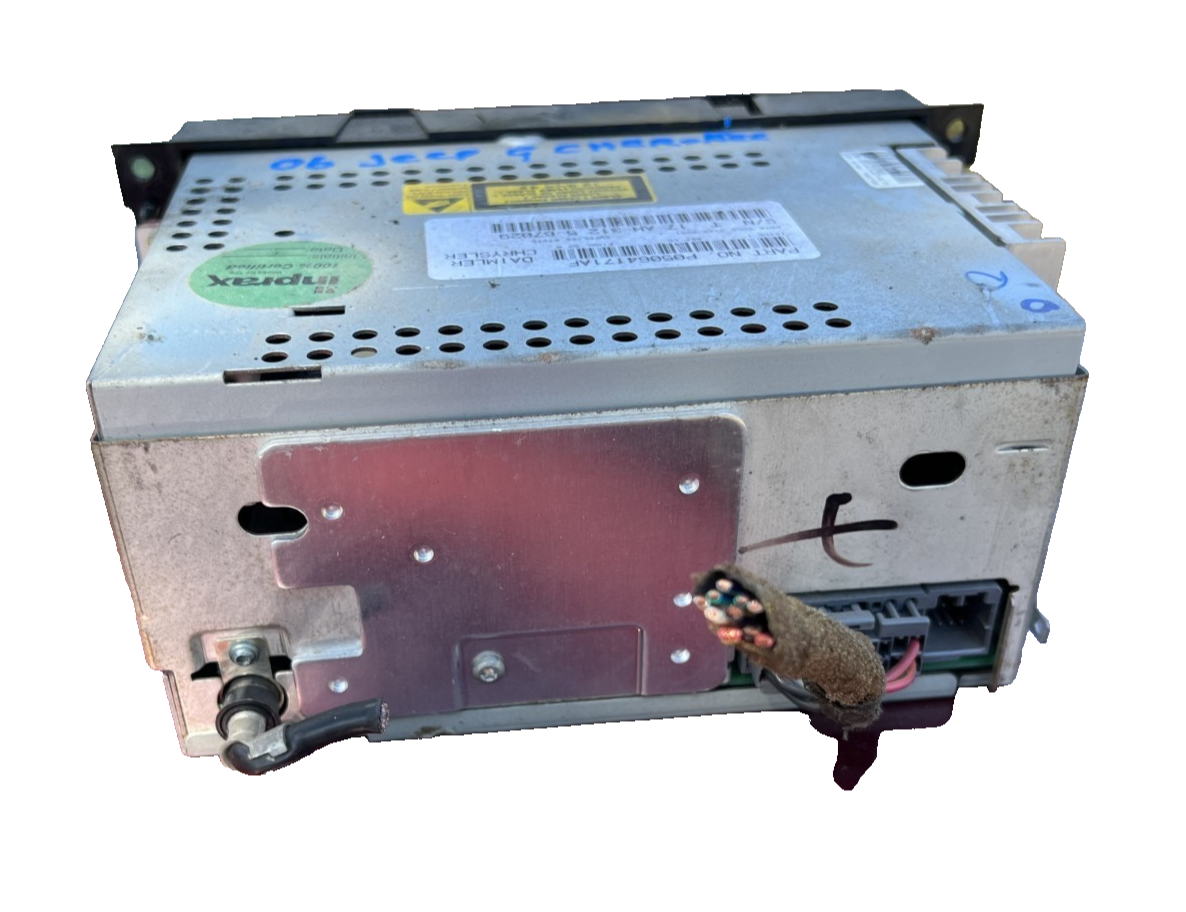 2006-2009 Chrysler Dodge Jeep Radio CD Player AM FM Control OEM 05064171AF