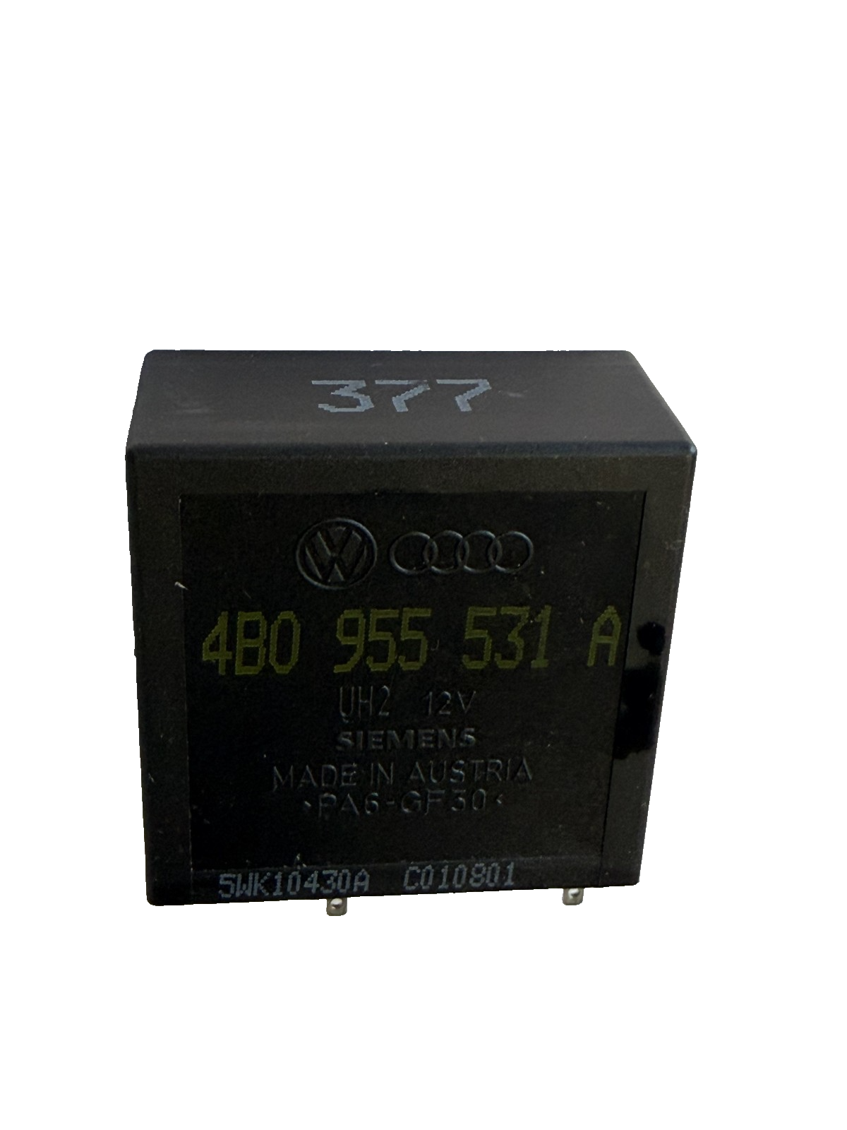 1997 1998 1999 2000 2001 2002 2003 Volkswagen MK4 Golf Relay 12V 4B0955531A