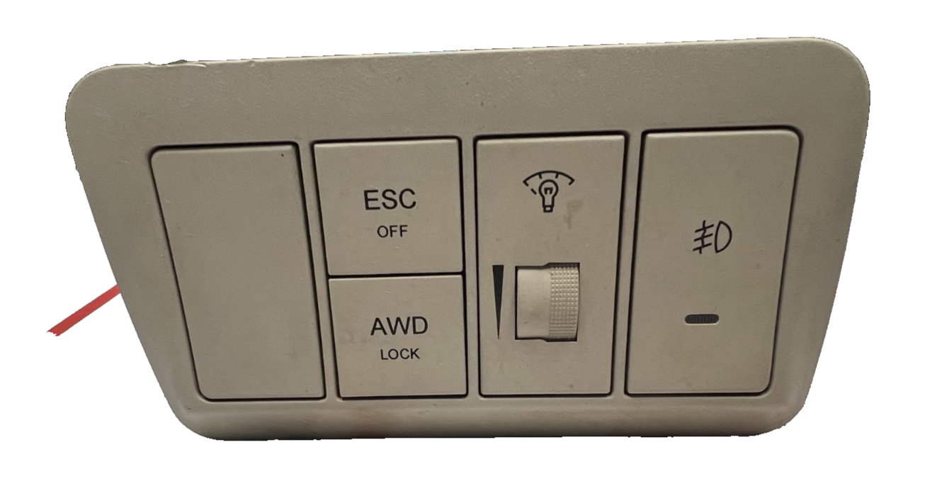 2007-2012 Hyundai Santa Fe Dimmer AWD Lock ESC Fog Control Switch 202002982