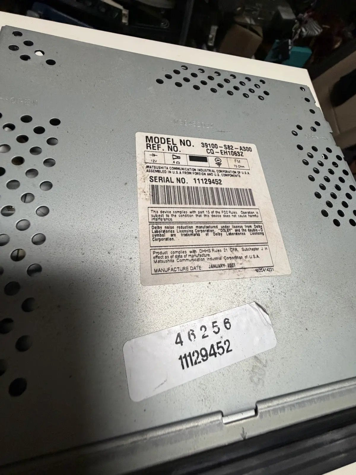 1998-2002 Honda Accord Civic Radio 6 Disc CD Receiver AM FM 39100 S82 A300 by Matsushita