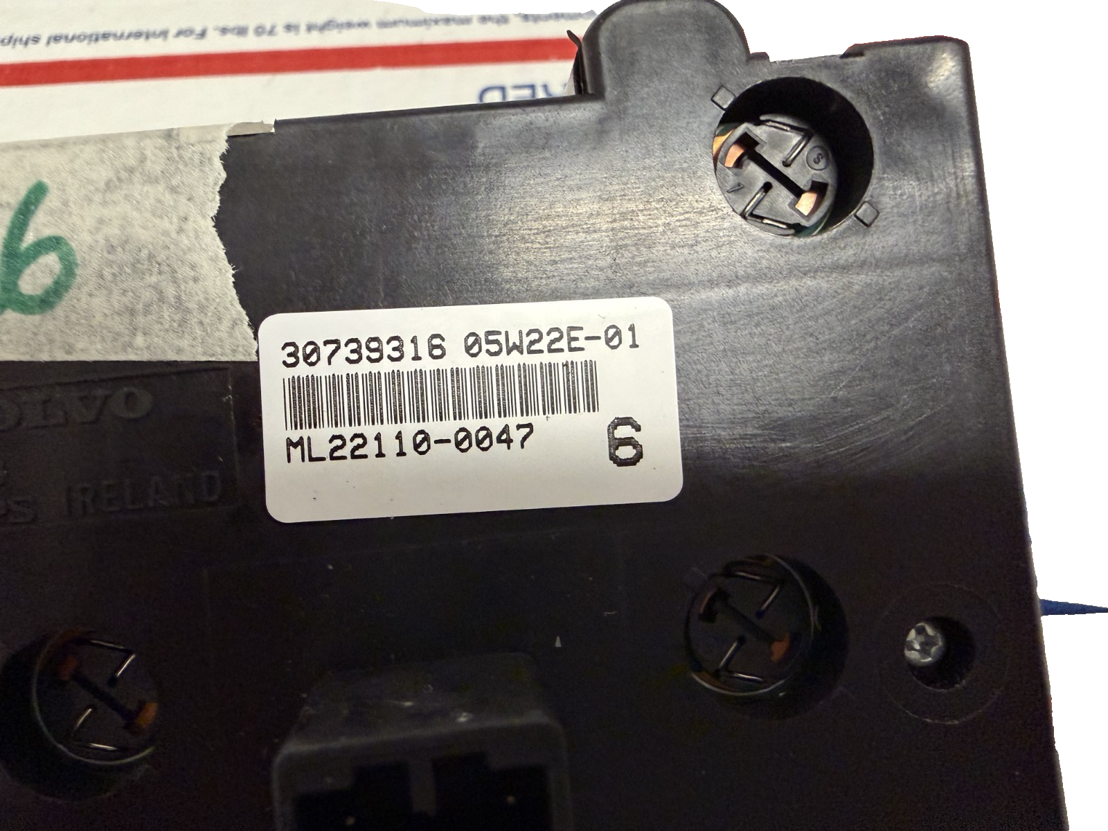Headlight Fog Light Fuel Door Switch 30739316 fits 2003-2009 Volvo S60 V70 XC70