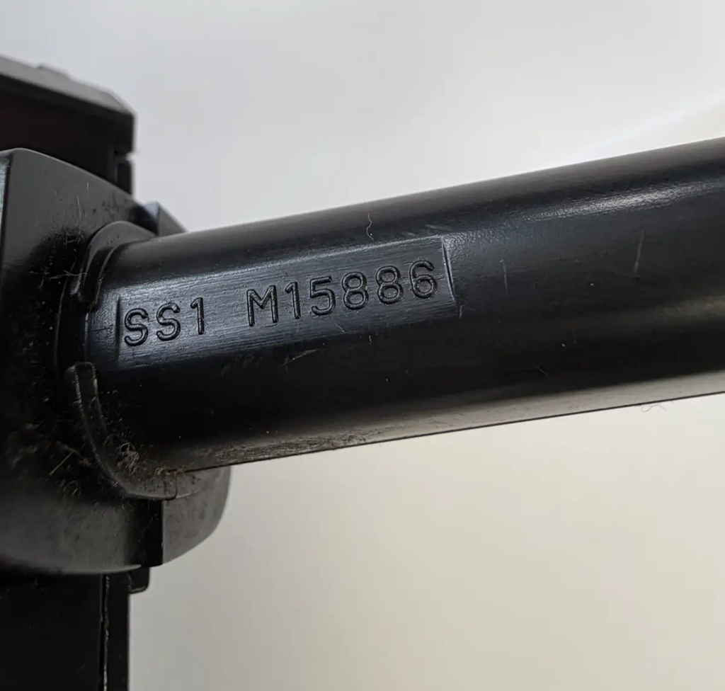 Front Windshield Wiper Switch SS1 M15886 Black fits 00 2000 Honda Civic by Unbranded