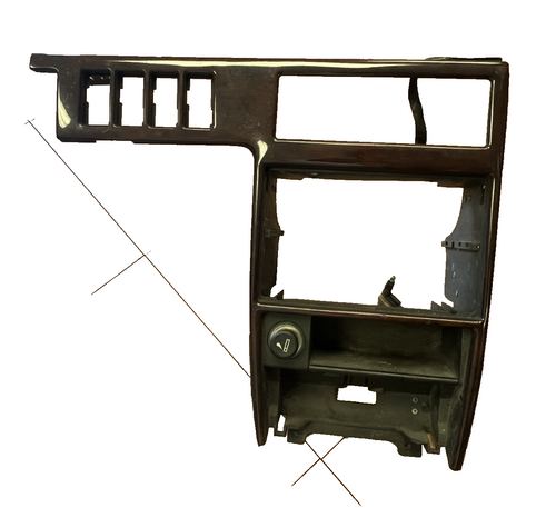 1995-1998 Volvo 960 S90 V90 Dash Trim Climate Surround 9137518, 1386762