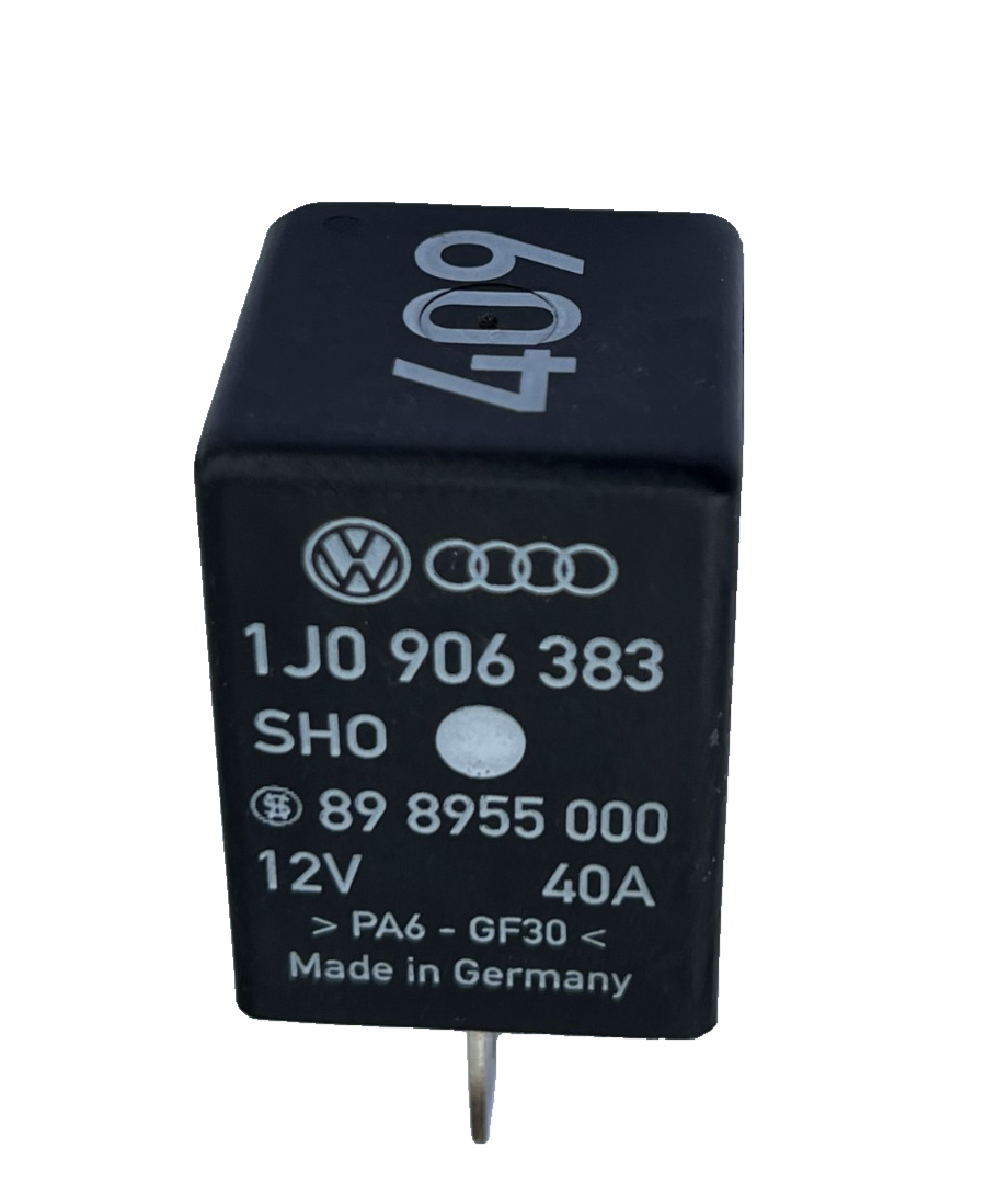 Fuel Pump Relay 409 12V 40A 1J0 906 383, 89 8955 000 fits Volkswagen Audi