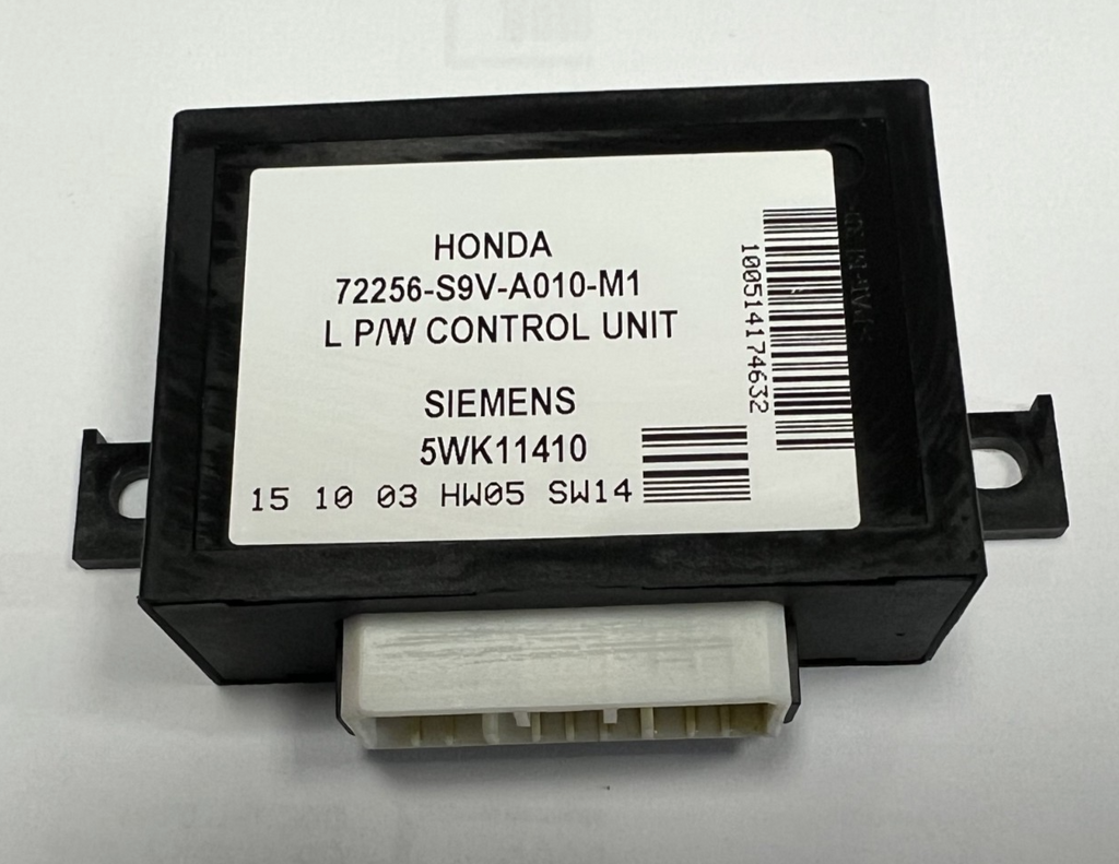 03 04 05 06 07 08 Honda Pilot Window Control Module LH 72256 S9V A010 M1 Black