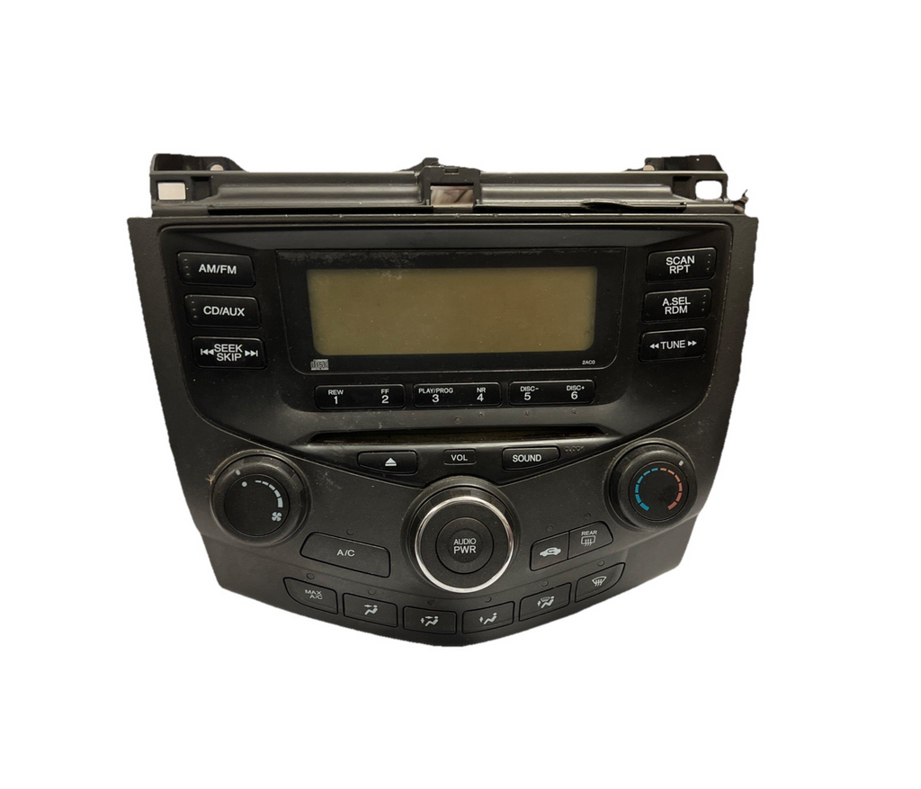 2003-2007 Honda Accord AM FM Radio MP3 CD Player AC Heater Climate Control Unit