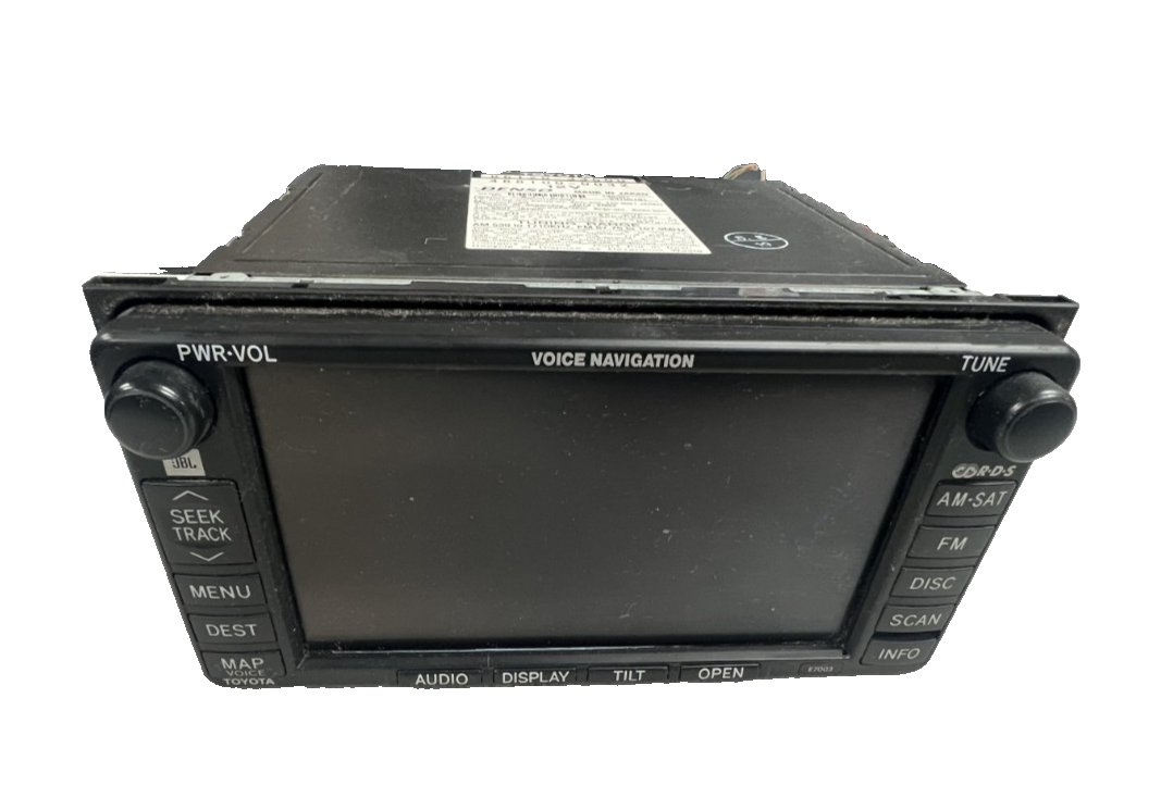 02-06 Toyota Camry Voice Navigation GPS AM FM Radio Stereo Receiver 86120 33600