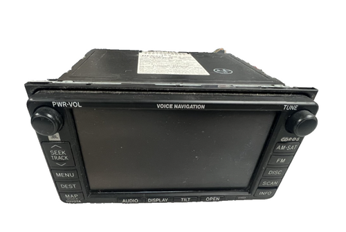 02-06 Toyota Camry Voice Navigation GPS AM FM Radio Stereo Receiver 86120 33600