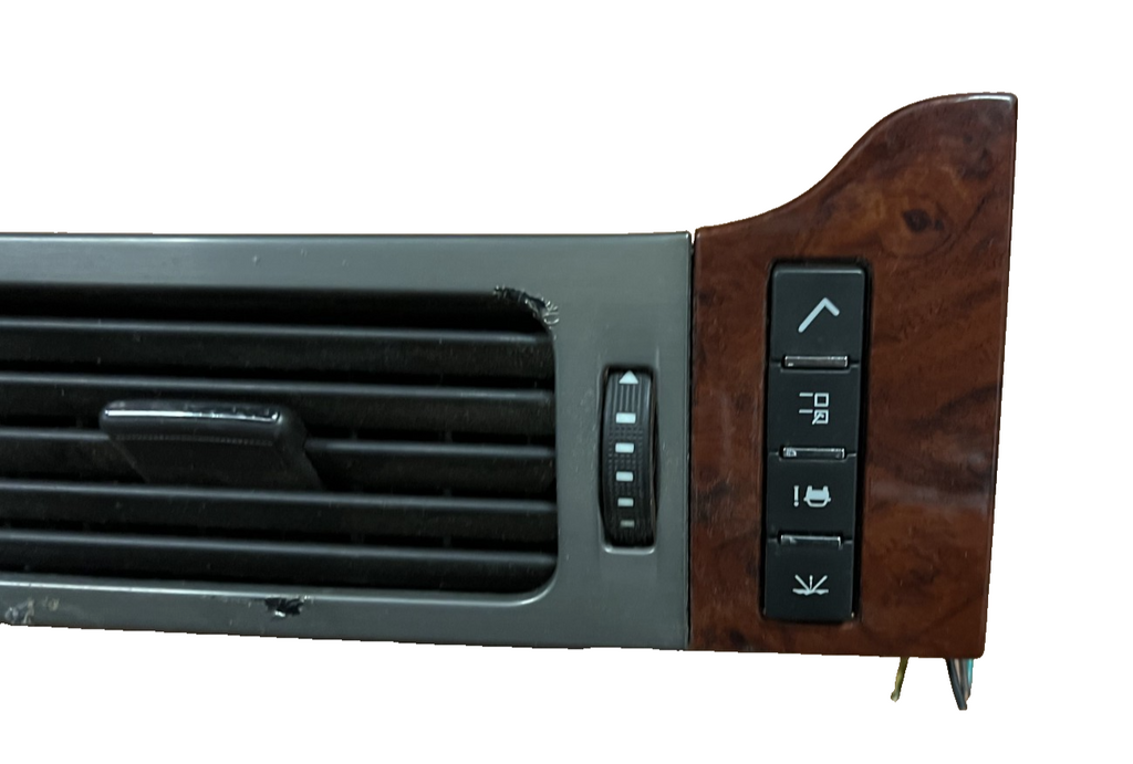 2007-2014 GMC Yukon Center Dash AC Vent Trim OEM 25887446 Woodgrain