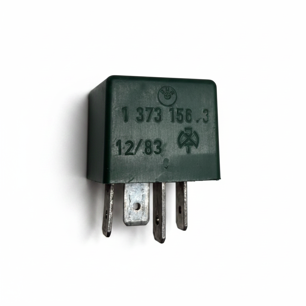 BMW E28 E30 4 Pin Relay 1 373 156 3, 1 373 156 12/83 Green by BMW front