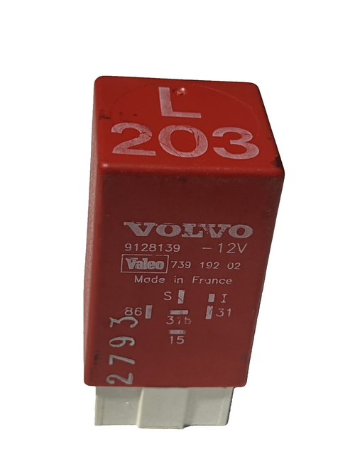 Volvo 780 Coupe Bertone Intermittent Relay 12V OEM 9128139, 739 192 02