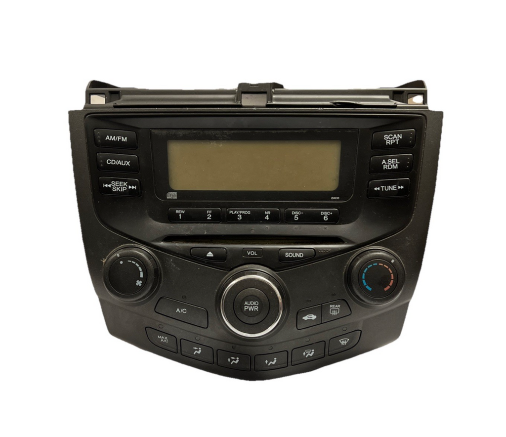 2003-2007 Honda Accord AM FM Radio MP3 CD Player AC Heater Climate Control Unit