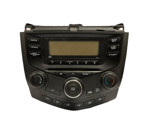 2003-2007 Honda Accord AM FM Radio MP3 CD Player AC Heater Climate Control Unit