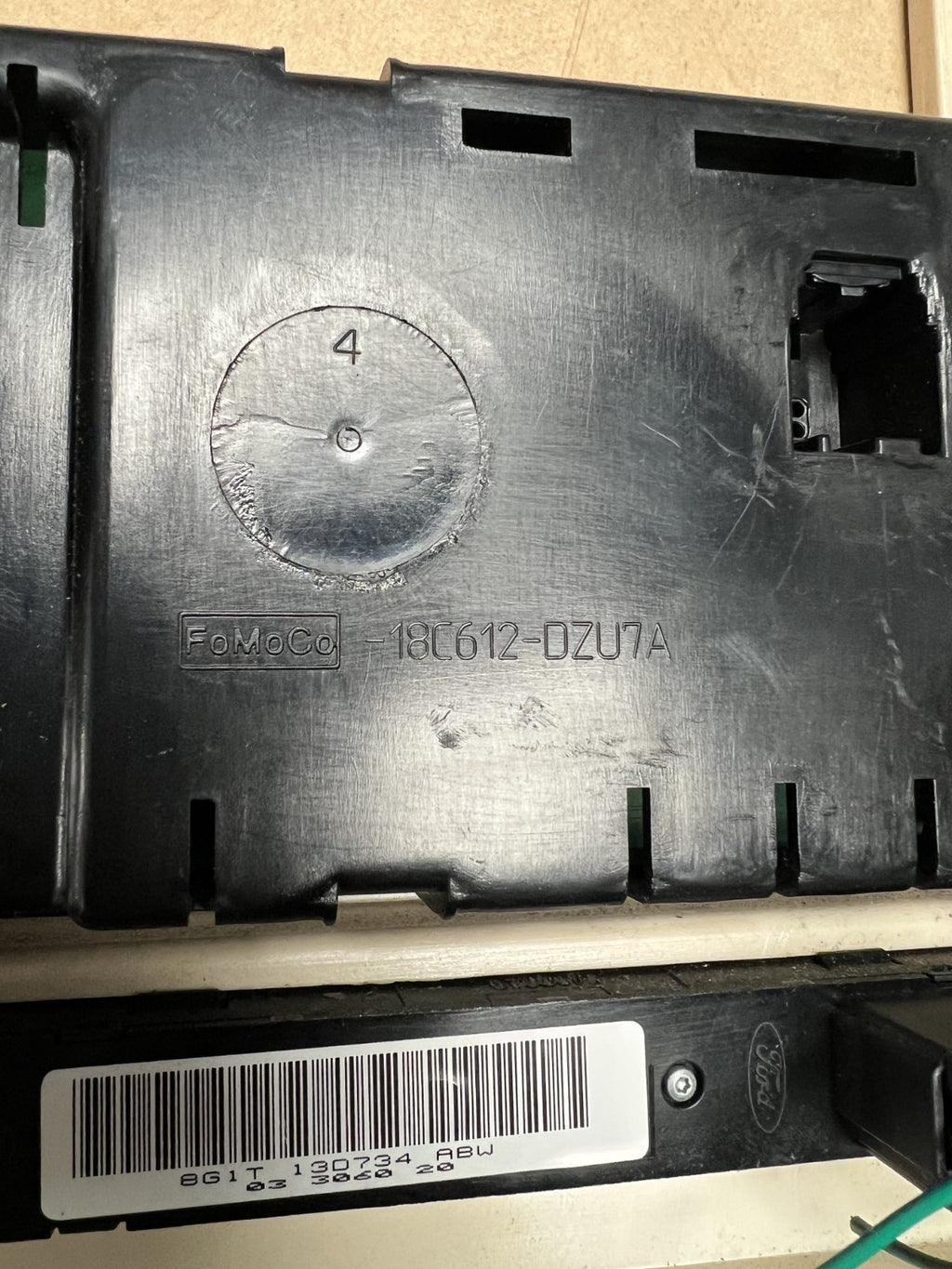 AC HVAC Climate Temperature Control 18C612 DZU7A fits 2008 2009 Ford Taurus SEL