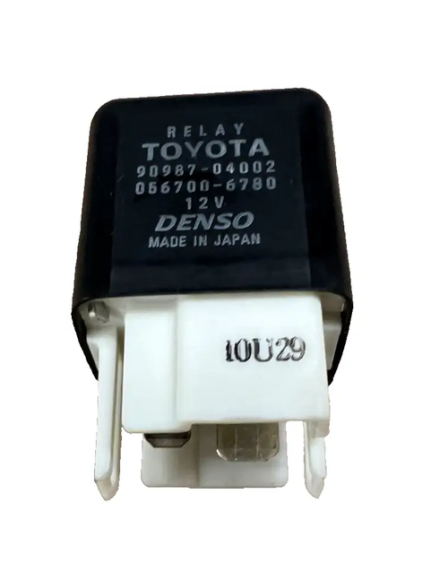 1984-2002 Toyota 4Runner Denso Blower Motor Relay 12V 90987 04002 Black by Denso Toyota