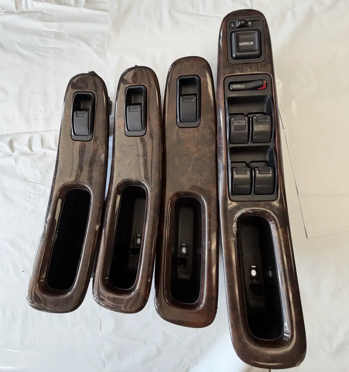98-02 Honda Accord Power Window Switch Door Bezel Trim Set 35750 S87 A030M1 by Honda