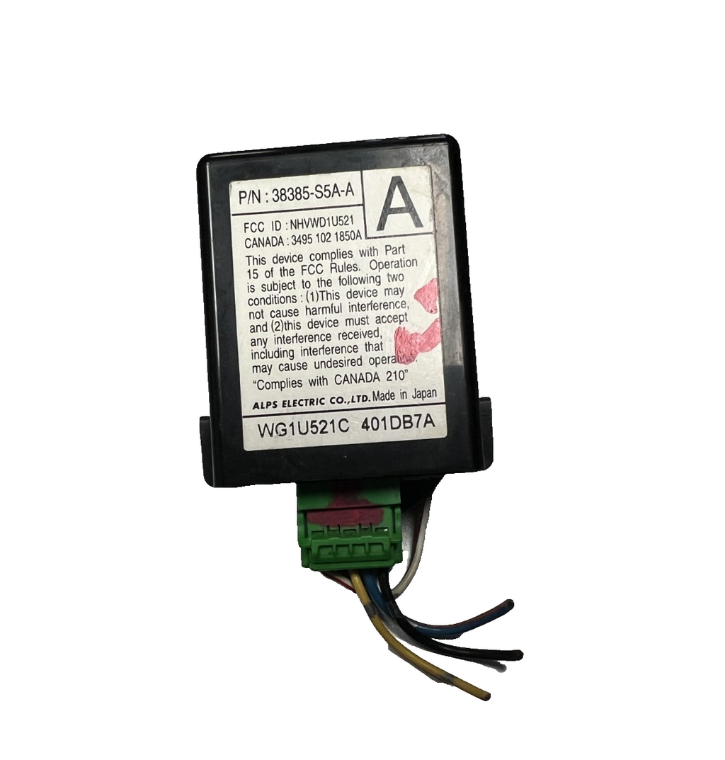 2001-2005 Honda Civic Keyless Entry Receiver Module OEM 38385-S5A-A, WG1U521C