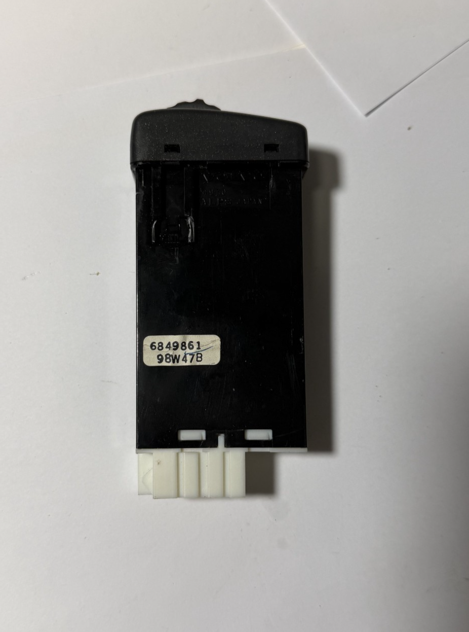 Dash Dimmer Switch 6849861, 98W47B fits 1998-2002 Volvo S70 V70 C70
