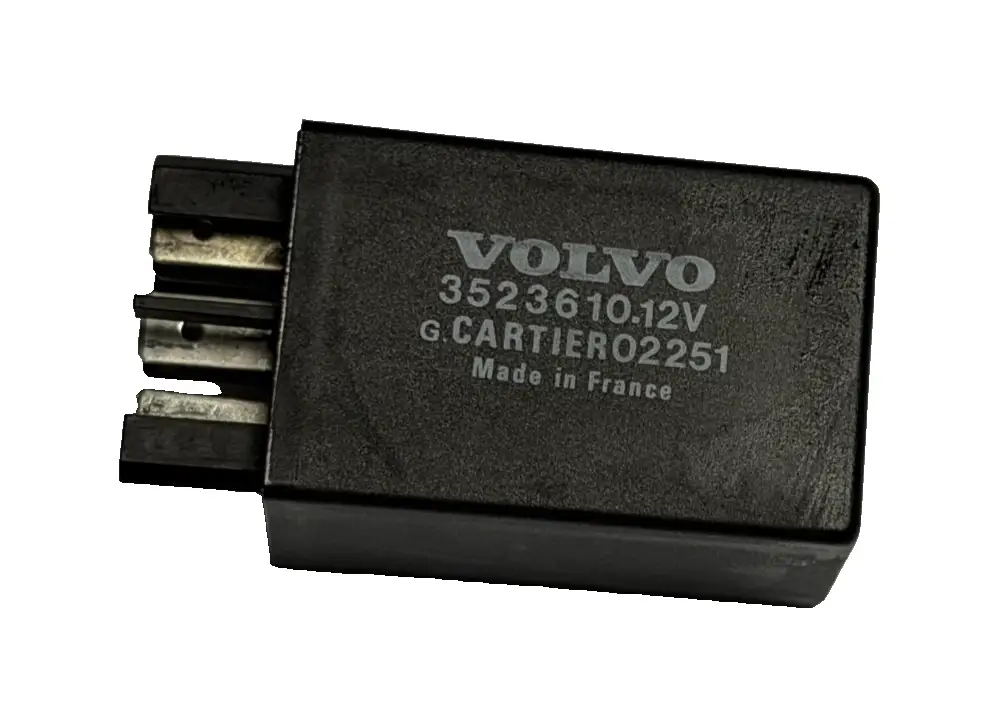 Volvo 240 740 760 780 940 Intermittent Front Wiper Relay 12V 3523610 Black by Volvo