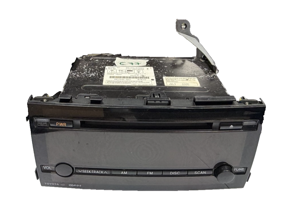 2004 2005 2006 Toyota Prius Radio Receiver AM FM CD Player 86120 47090