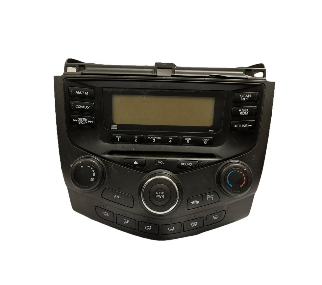 2003-2007 Honda Accord AM FM Radio MP3 CD Player AC Heater Climate Control Unit