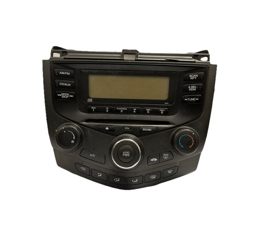 2003-2007 Honda Accord AM FM Radio MP3 CD Player AC Heater Climate Control Unit