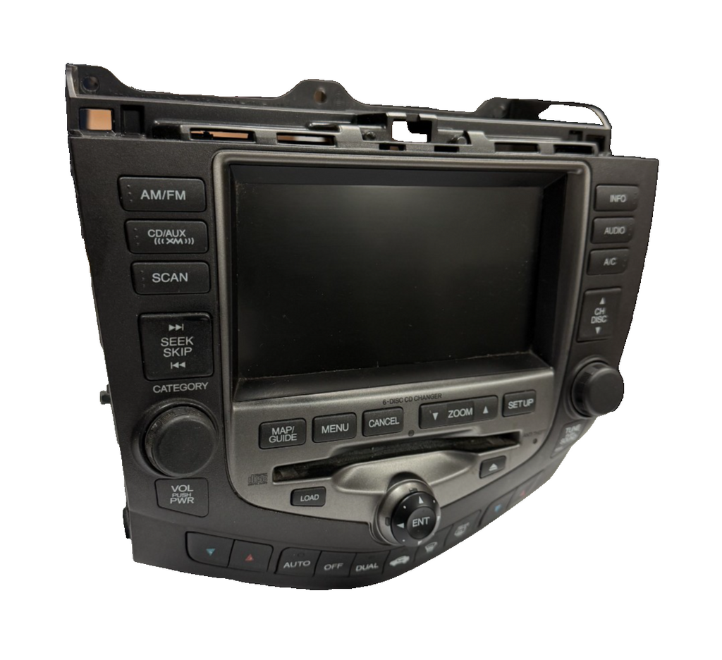 2003-2007 Honda Accord Navigation Radio CD Climate Control 39051 SDA L510 M1