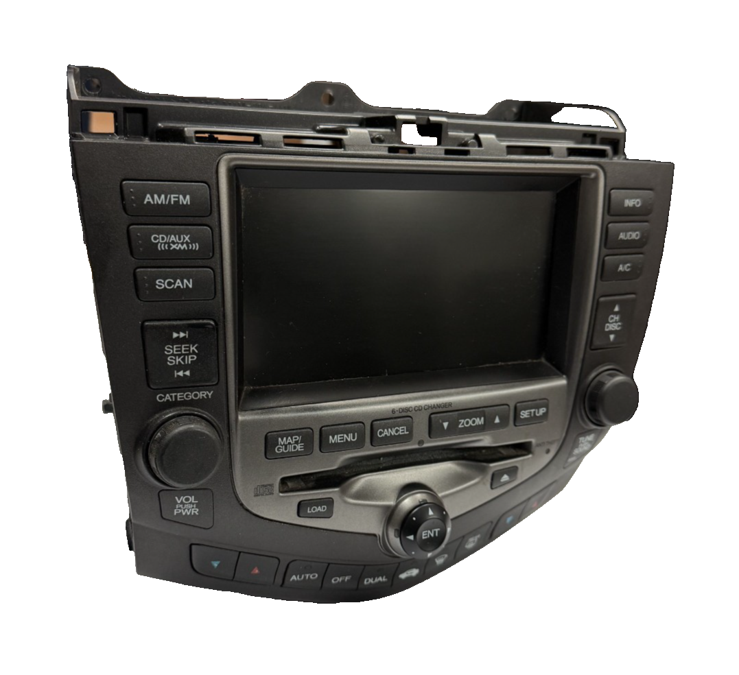 2003-2007 Honda Accord Navigation Radio CD Climate Control 39051 SDA L510 M1