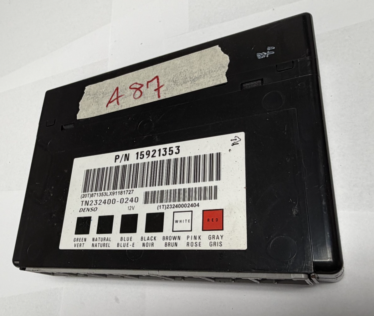 2009 2010 2011 Chevrolet Traverse Body Control Computer Module 15921353