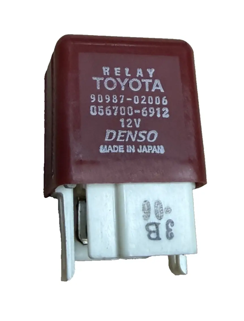 1987-2001 Toyota Camry Headlamp Light 4-Pin Relay 12V 056700-6912, 90987-02006 by Toyota