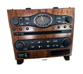 2008 2009 Infiniti G37 Radio CD Clock AC Temperature Control Panel Woodgrain by Nissan